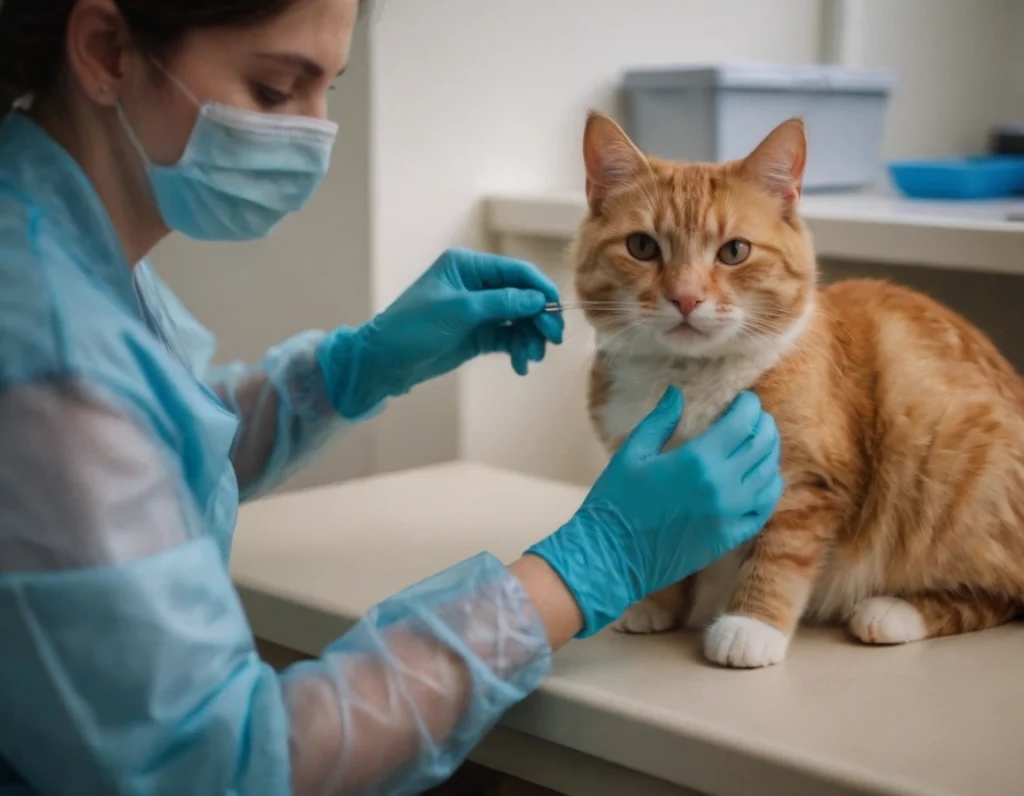 Katze riecht am Futter aber frisst nicht